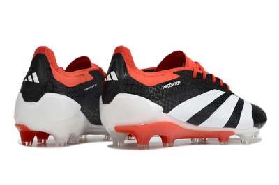 Adidas Predator Elite FG Football Boots - Black/White/Red