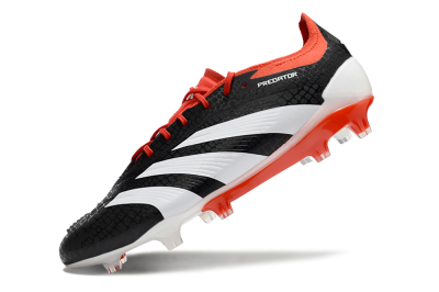 Adidas Predator Elite FG Football Boots - Black/White/Red