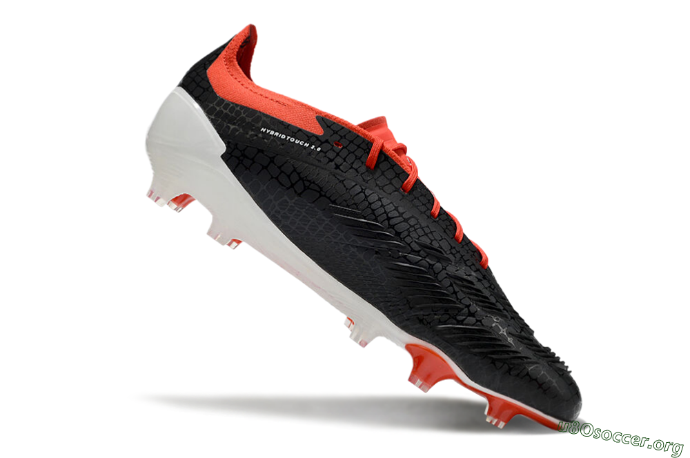 Adidas Predator Elite FG Football Boots - Black/White/Red 4