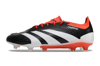 Adidas Predator Elite FG Football Boots - Black/White/Red