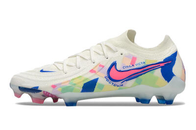 Nike Phantom Luna Elite NU FG Football Boots - Beige/Blue/Yellow/Pink