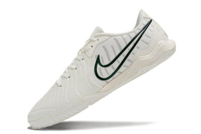 Nike Tiempo Legend 10 Academy IC Football Shoes - White/Green