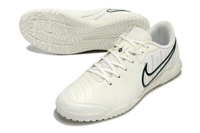 Nike Tiempo Legend 10 Academy IC Football Shoes - White/Green