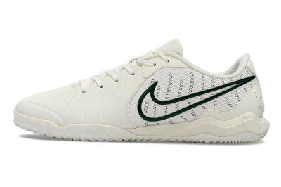 Nike Tiempo Legend 10 Academy IC Football Shoes - White/Green