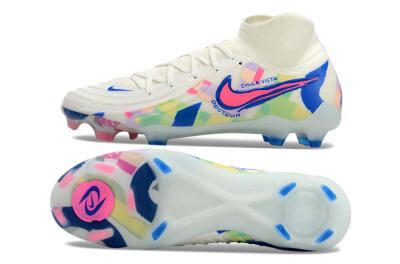 Nike Phantom Luna Elite NU FG Football Boots - Beige/Blue/Yellow/Pink