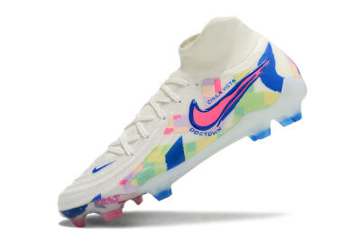 Nike Phantom Luna Elite NU FG Football Boots - Beige/Blue/Yellow/Pink