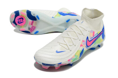 Nike Phantom Luna Elite NU FG Football Boots - Beige/Blue/Yellow/Pink