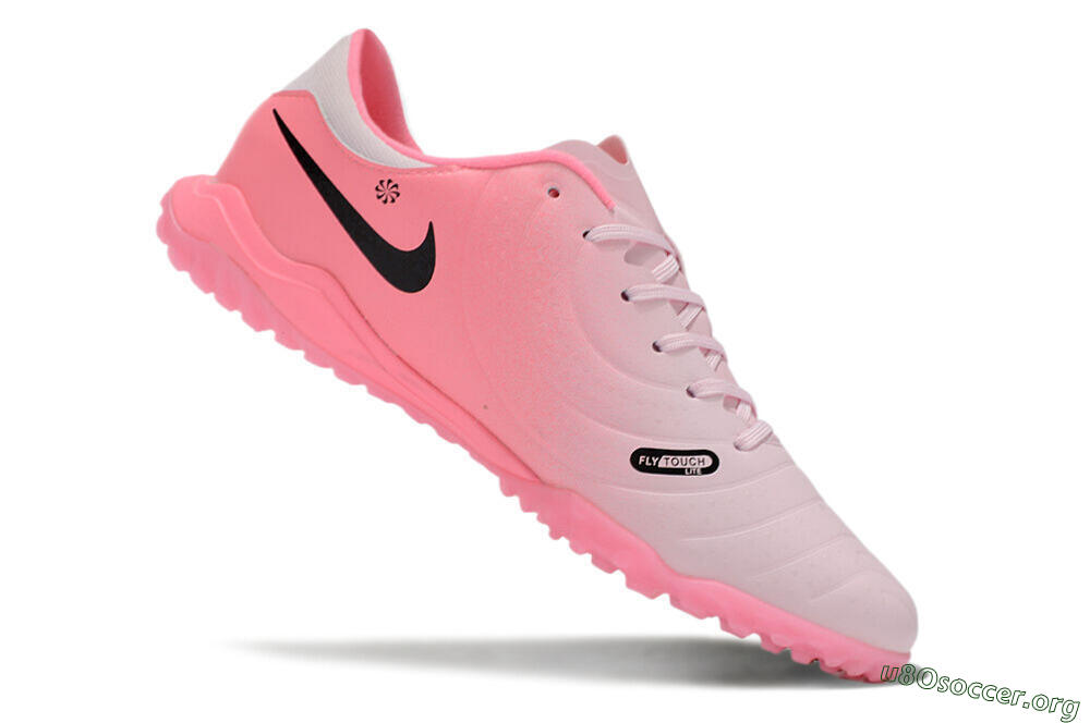 Nike Tiempo Legend 10 Academy TF Football Shoes - Pink/Black 4