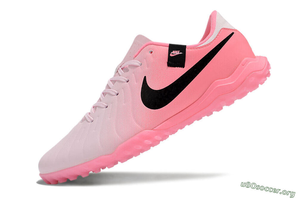 Nike Tiempo Legend 10 Academy TF Football Shoes - Pink/Black 5