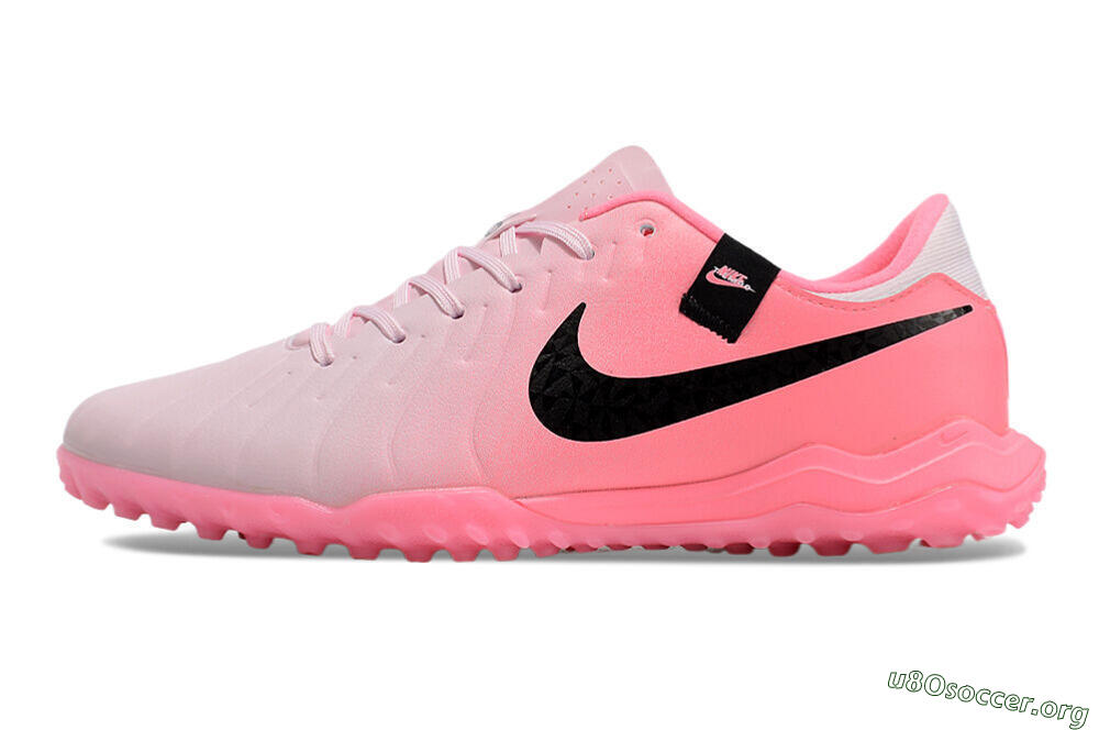 Nike Tiempo Legend 10 Academy TF Football Shoes - Pink/Black 3