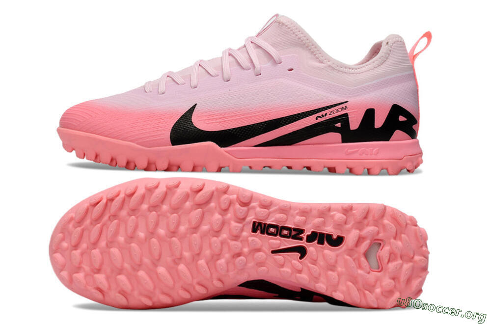 Nike Air Zoom Mercurial Vapor 15 Pro TF Football Shoes - Pink/Black 1