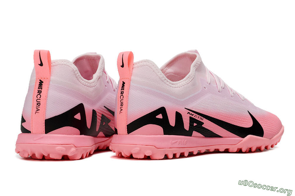 Nike Air Zoom Mercurial Vapor 15 Pro TF Football Shoes - Pink/Black 6