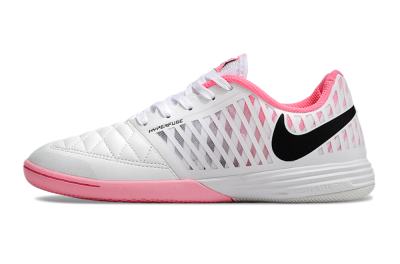 Nike Lunar Gato 2 IC Football Shoes - White/Pink/Black