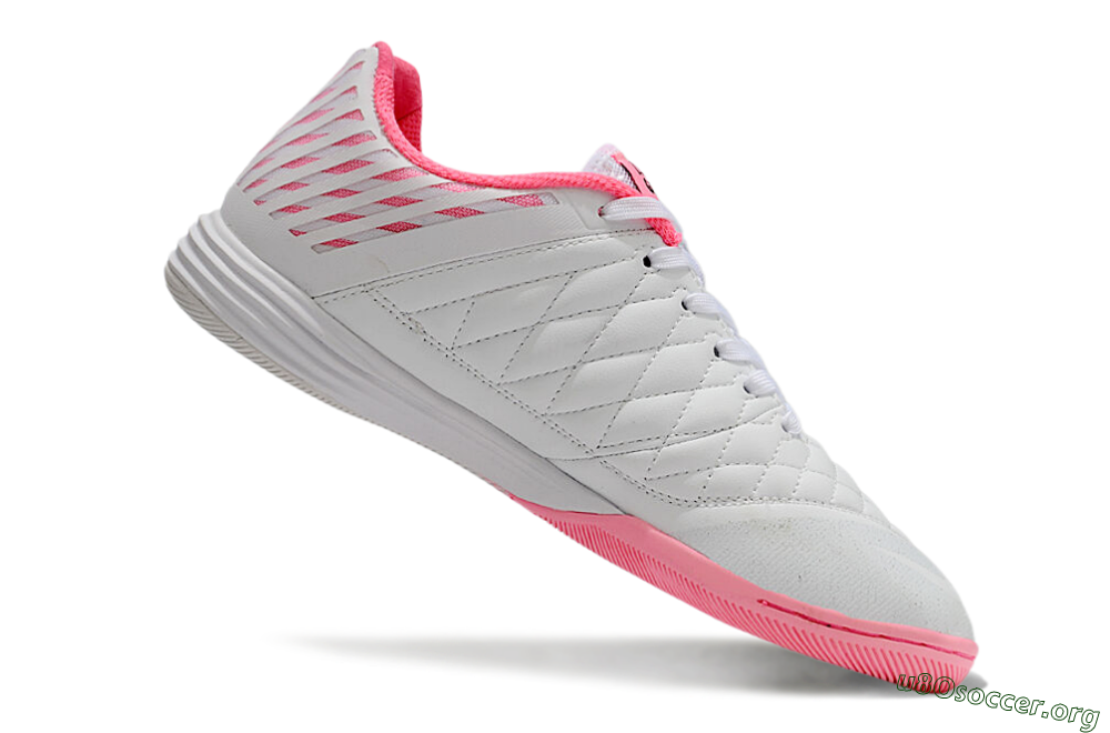 Nike Lunar Gato 2 IC Football Shoes - White/Pink/Black 4