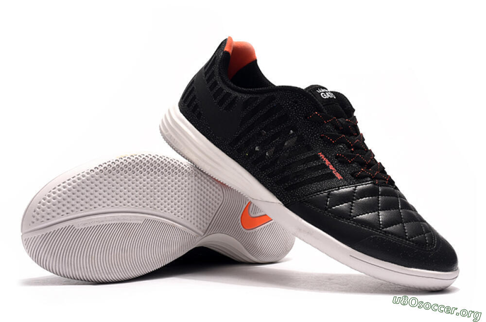 Nike Lunar Gato 2 IC Football Shoes - Black/Red/White 0