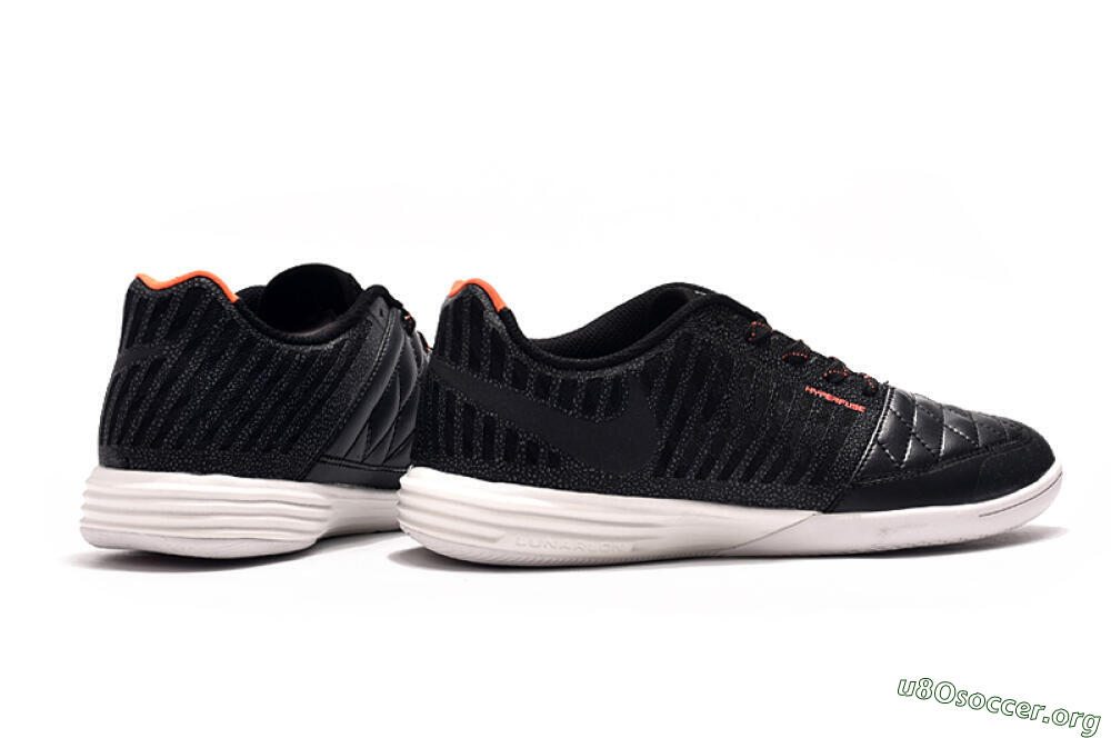 Nike Lunar Gato 2 IC Football Shoes - Black/Red/White 5