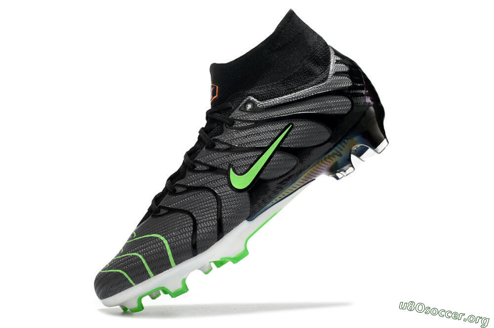 Nike Air Zoom Mercurial Superfly 9 Elite FG Football Boots - Silver/Black/Green 5