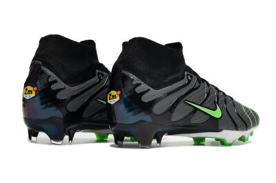 Nike Air Zoom Mercurial Superfly 9 Elite FG Football Boots - Silver/Black/Green