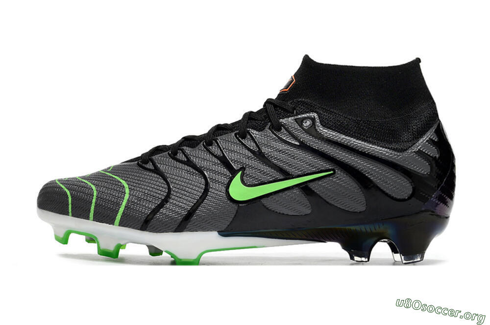 Nike Air Zoom Mercurial Superfly 9 Elite FG Football Boots - Silver/Black/Green 3