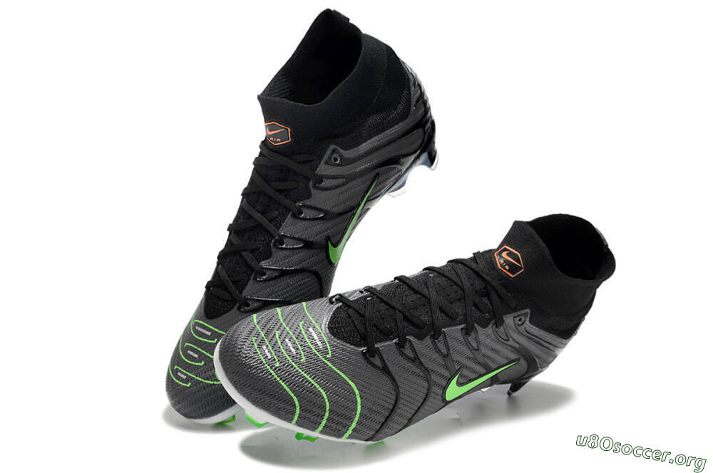 Nike Air Zoom Mercurial Superfly 9 Elite FG Football Boots - Silver/Black/Green 0