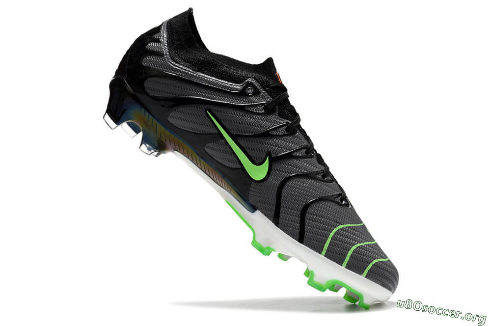 Nike Air Zoom Mercurial Vapor 15 Elite FG Football Boots - Silver/Black/Green 4