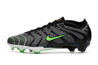 Nike Air Zoom Mercurial Vapor 15 Elite FG Football Boots - Silver/Black/Green