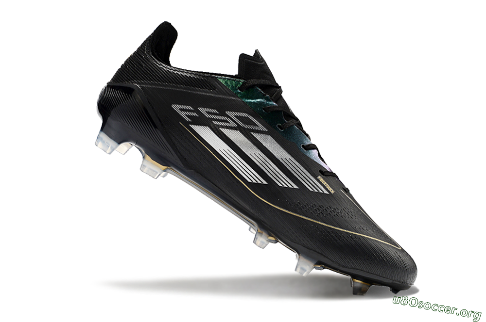 Adidas F50 Adizero FG Football Boots - Black/Gold/Silver 0