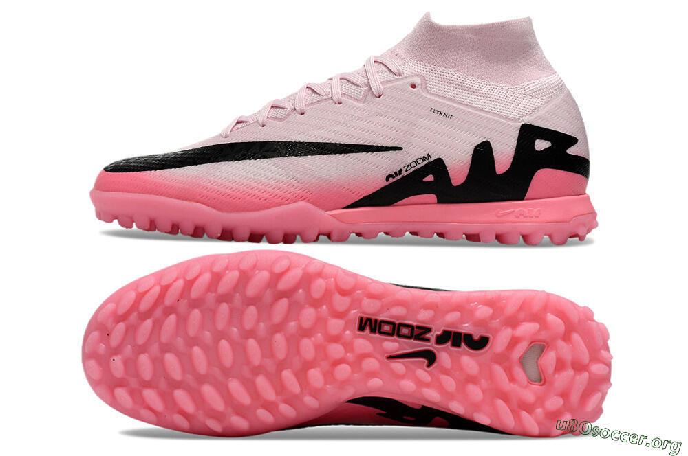Nike Air Zoom Mercurial Superfly 9 Elite TF Football Shoes - Pink/Pink/Black 1