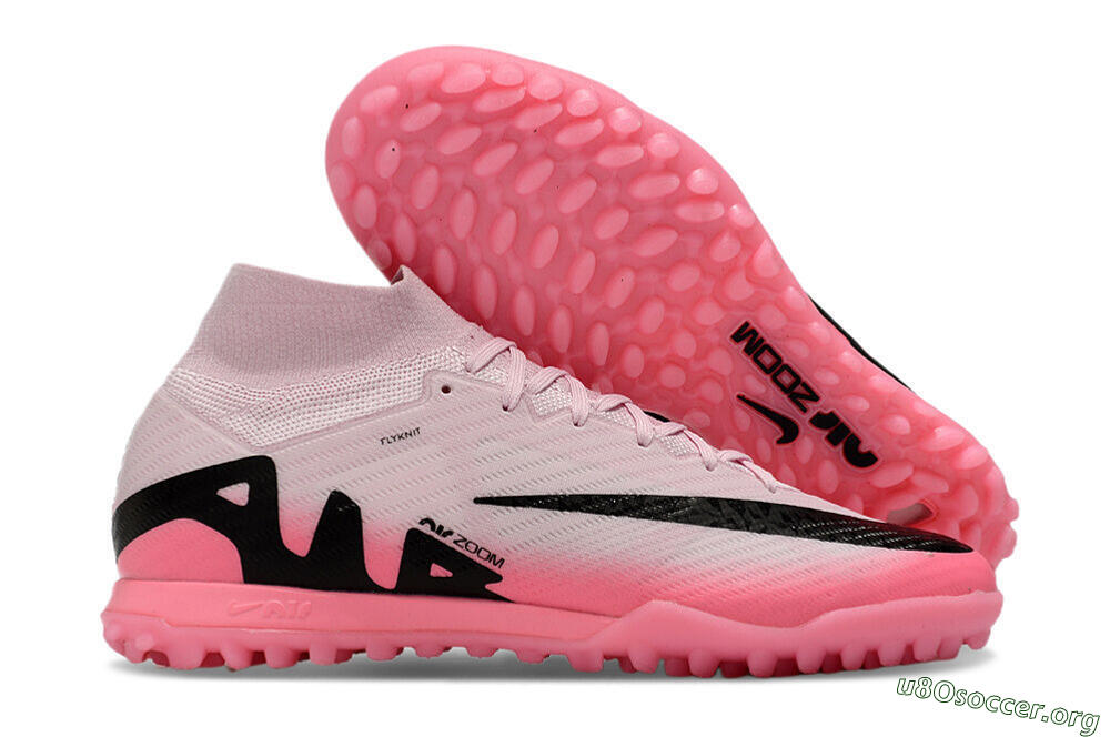Nike Air Zoom Mercurial Superfly 9 Elite TF Football Shoes - Pink/Pink/Black 2