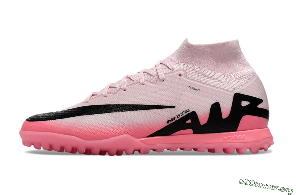 Nike Air Zoom Mercurial Superfly 9 Elite TF Football Shoes - Pink/Pink/Black 3