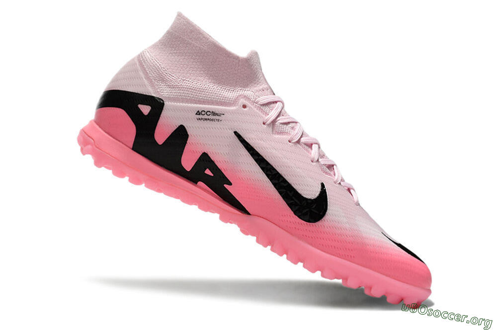 Nike Air Zoom Mercurial Superfly 9 Elite TF Football Shoes - Pink/Pink/Black 4