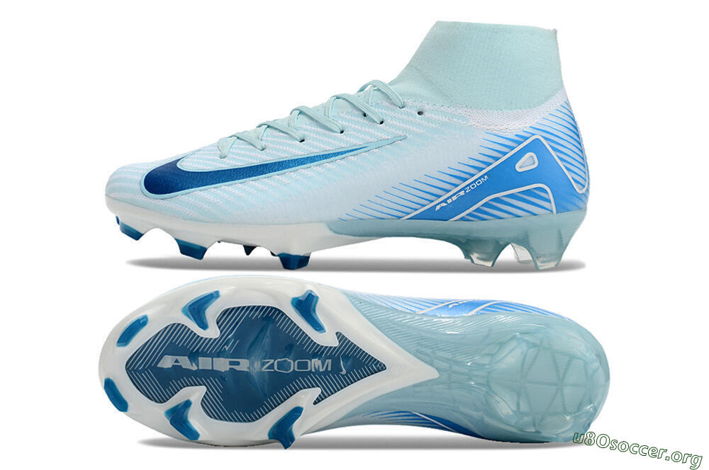 Nike Air Zoom Mercurial Superfly 10 Elite FG Football Boots - Jade/White/Blue 1