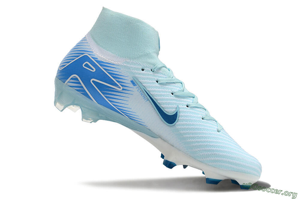 Nike Air Zoom Mercurial Superfly 10 Elite FG Football Boots - Jade/White/Blue 4