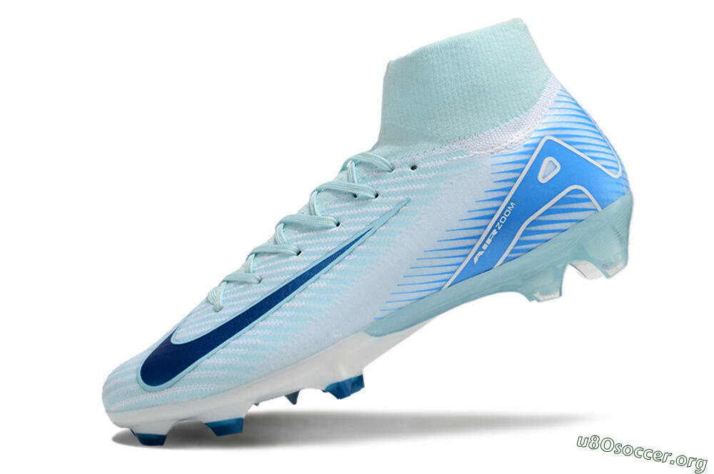 Nike Air Zoom Mercurial Superfly 10 Elite FG Football Boots - Jade/White/Blue 5