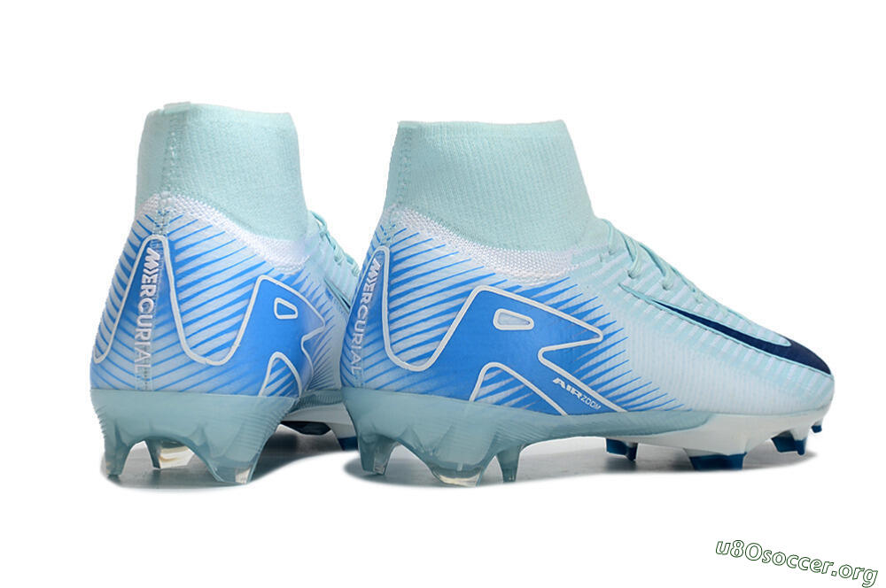 Nike Air Zoom Mercurial Superfly 10 Elite FG Football Boots - Jade/White/Blue 6