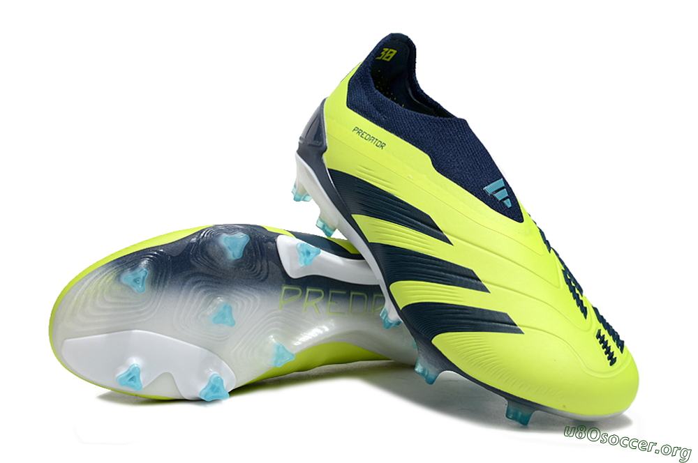 Adidas Predator Accuracy+ FG Football Boots - Yellow/Blue/White 0