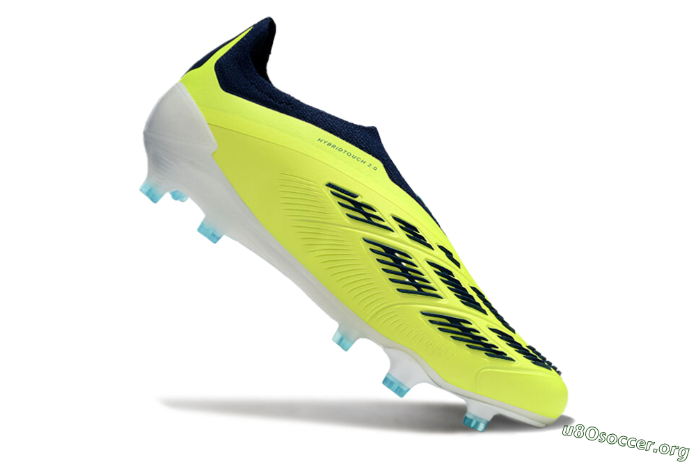 Adidas Predator Accuracy+ FG Football Boots - Yellow/Blue/White 4