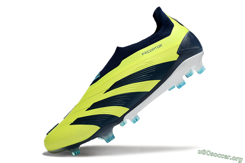 Adidas Predator Accuracy+ FG Football Boots - Yellow/Blue/White 5