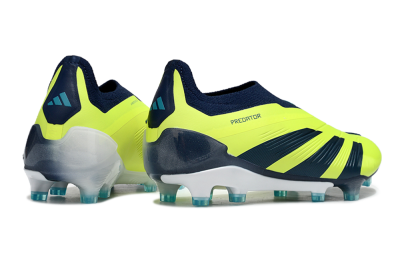 Adidas Predator Accuracy+ FG Football Boots - Yellow/Blue/White