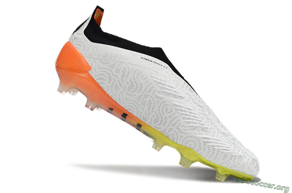 Adidas Predator Accuracy+ FG Football Boots - White/Black/Orange 4
