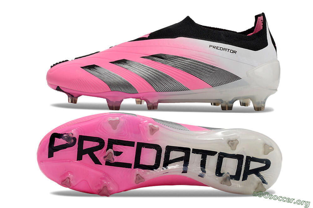 Adidas Predator Accuracy+ FG Football Boots - Pink/Black/White 1