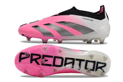 Adidas Predator Accuracy+ FG Football Boots - Pink/Black/White