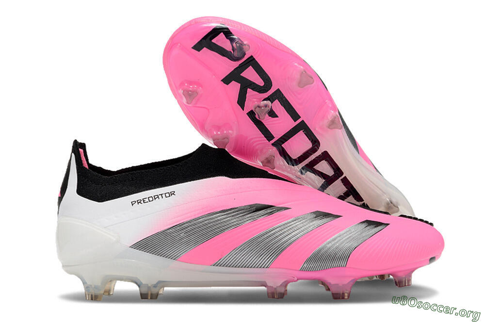 Adidas Predator Accuracy+ FG Football Boots - Pink/Black/White 2