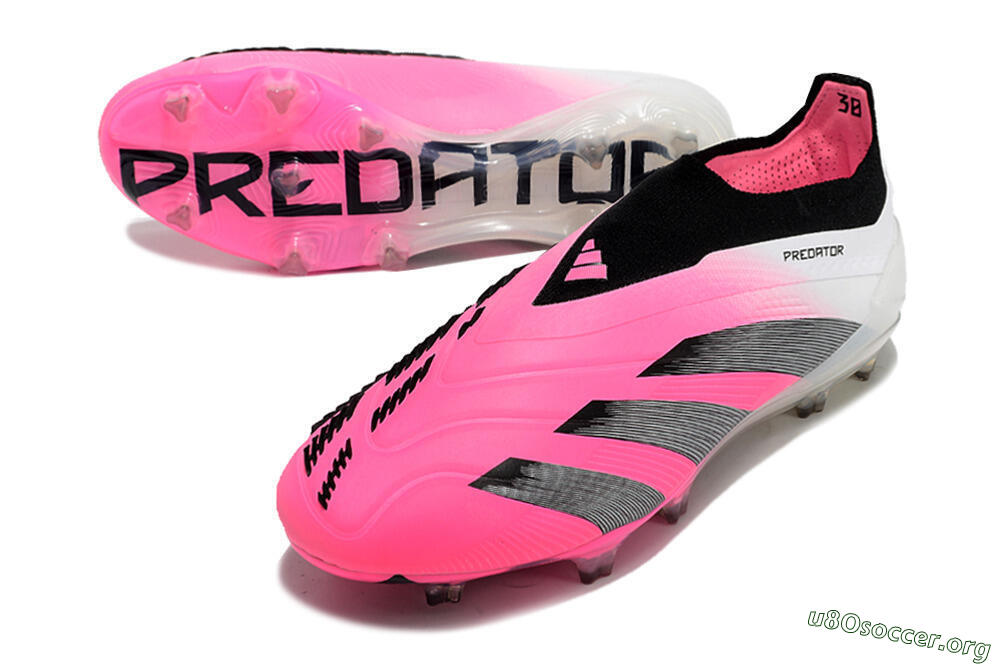 Adidas Predator Accuracy+ FG Football Boots - Pink/Black/White 0