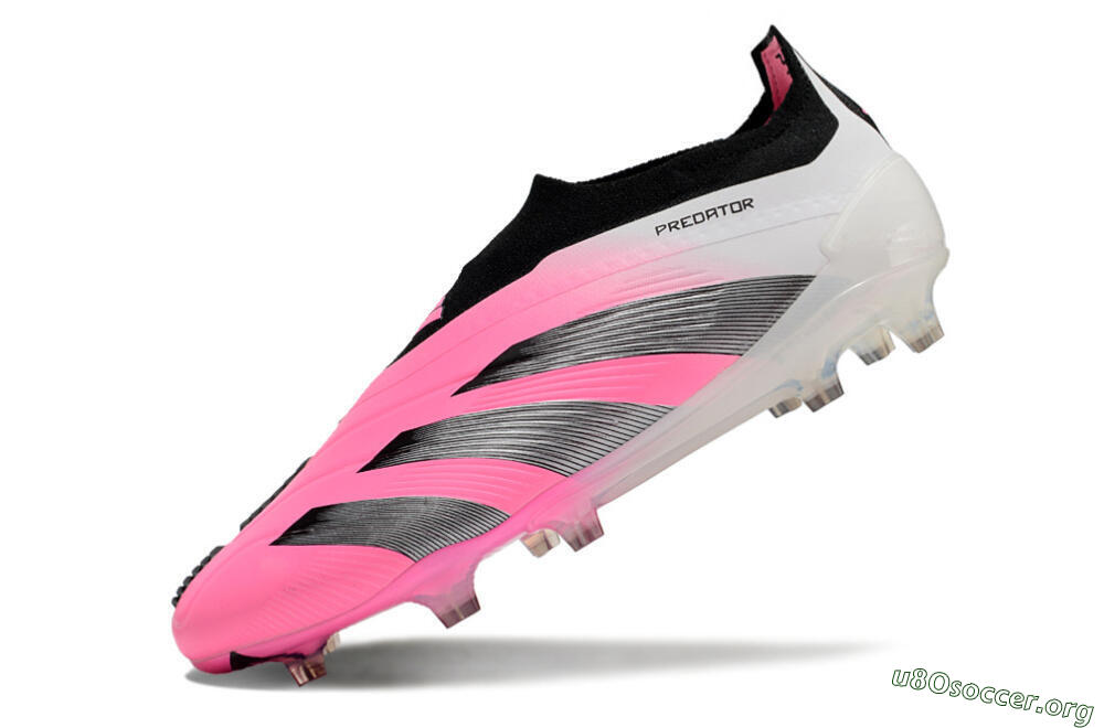 Adidas Predator Accuracy+ FG Football Boots - Pink/Black/White 5