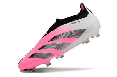 Adidas Predator Accuracy+ FG Football Boots - Pink/Black/White