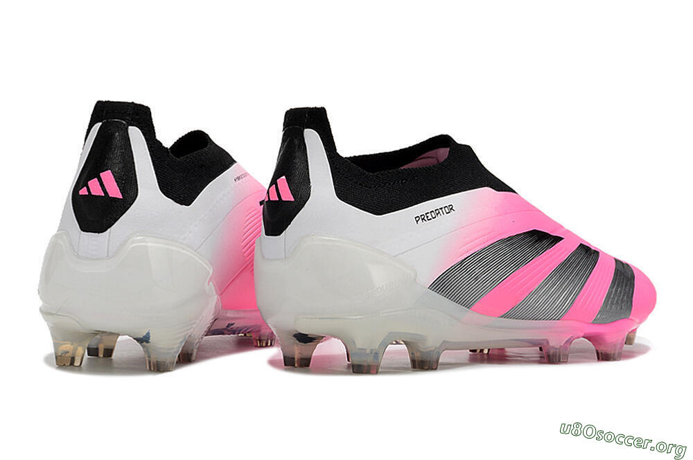 Adidas Predator Accuracy+ FG Football Boots - Pink/Black/White 6