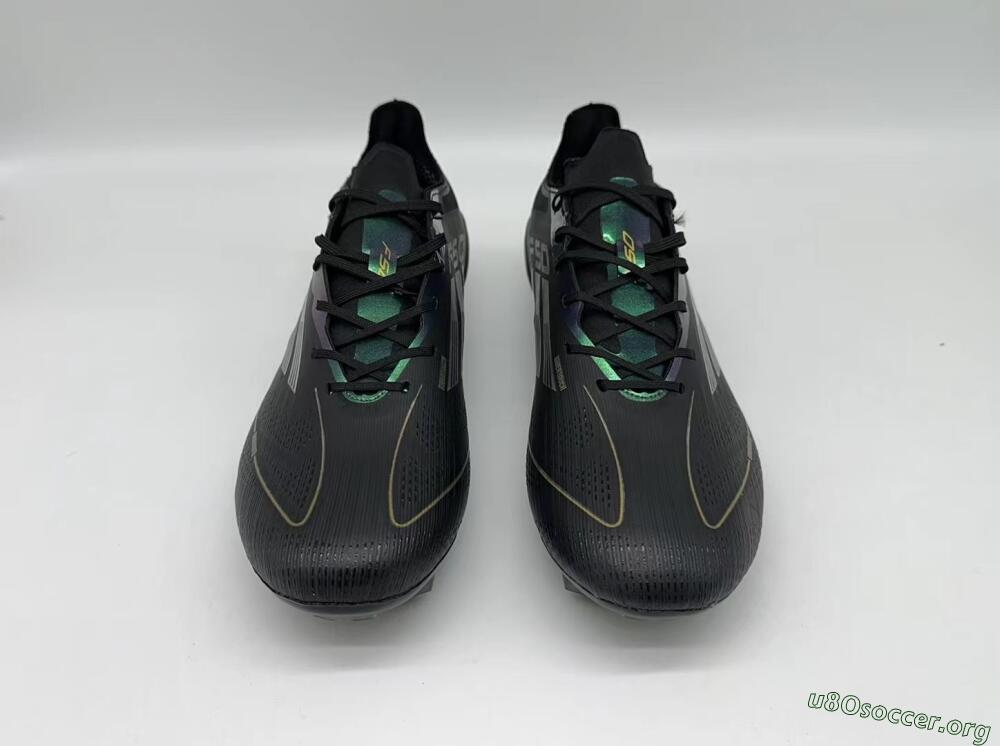Adidas F50 Adizero FG Football Boots - Black/Gold/Silver