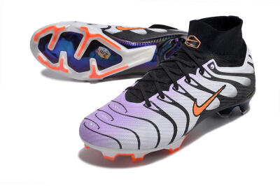 Nike Air Zoom Mercurial Superfly 9 Elite FG Football Boots - Purple/Black/Orange