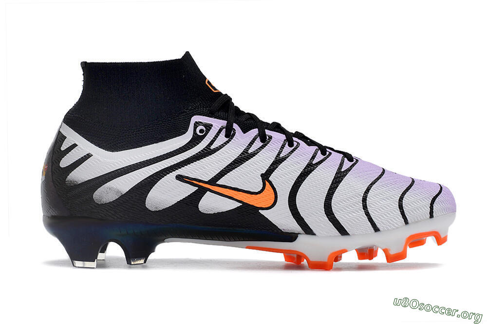 Nike Air Zoom Mercurial Superfly 9 Elite FG Football Boots - Purple/Black/Orange 4